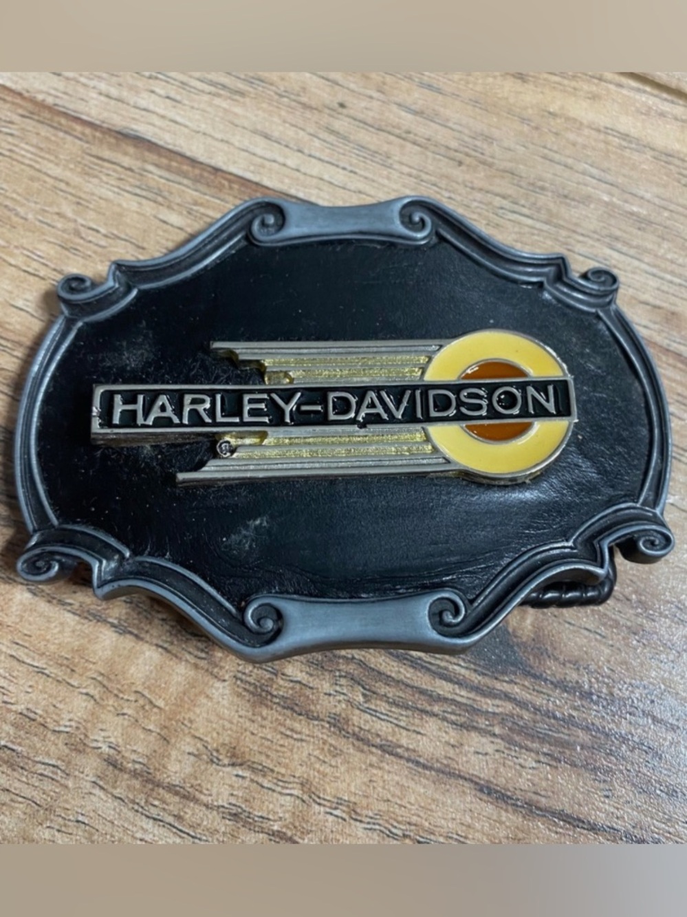 Mens Vintage 1978 Harley Davidson Belt Buckle